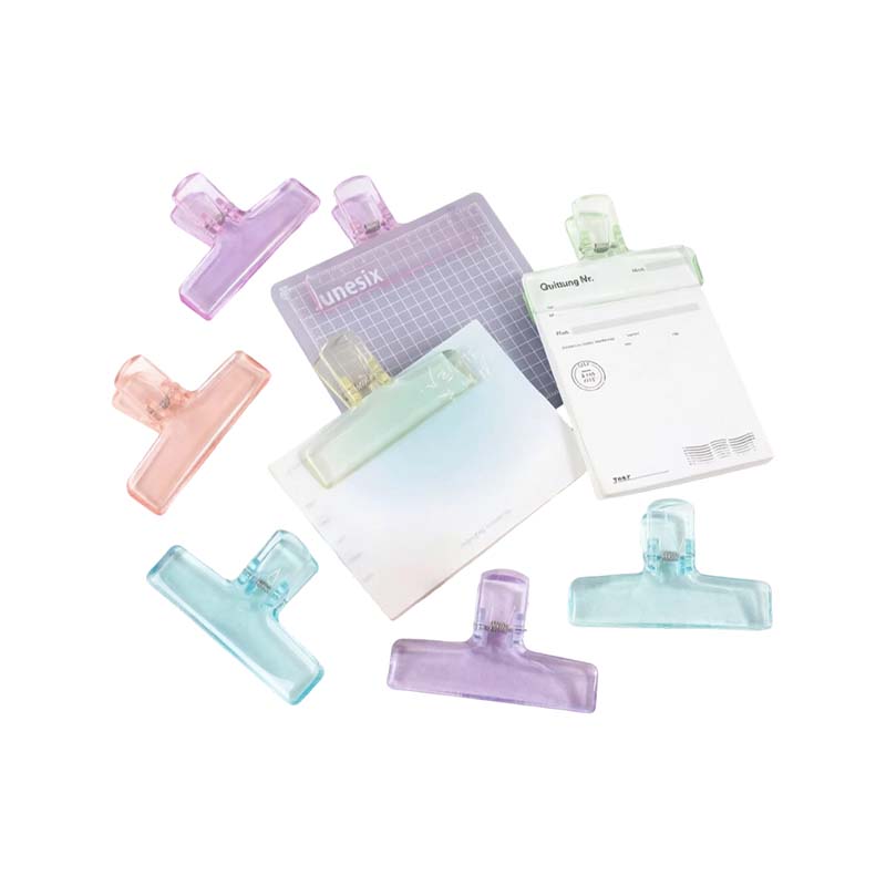 Clip acrylique transparent pour liant d'amour