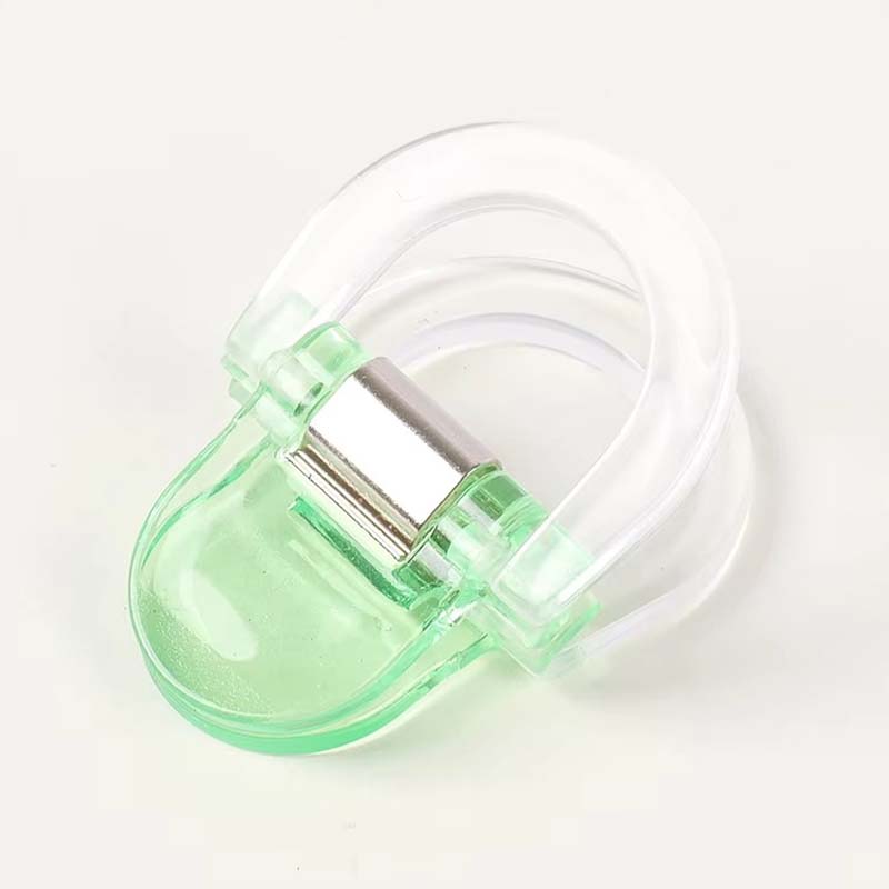 Clip acrylique transparent à impression UV en forme de U