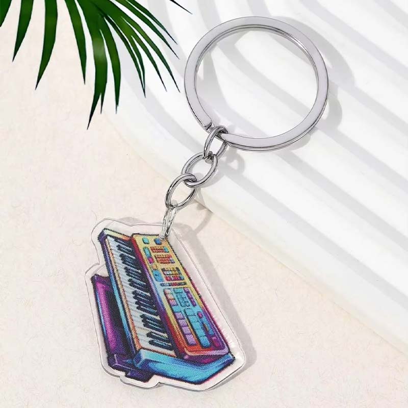 Porte-clés en caoutchouc avec lettres en PVC de dessin animé