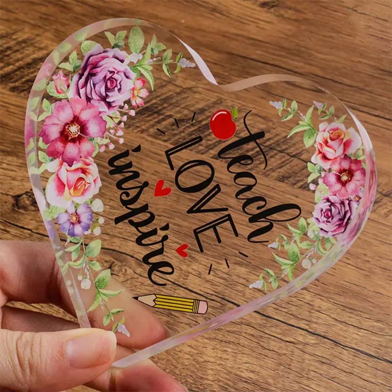 Cadeau en acrylique transparent