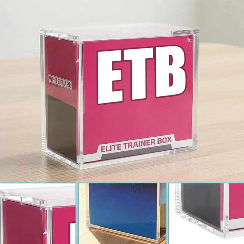 Boîte de rangement rectangulaire personnalisée en acrylique pour gadgets quotidiens