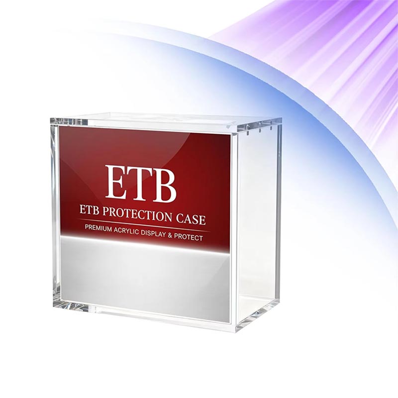 Boîte de rangement rectangulaire en acrylique personnalisée pour organisateur de maison