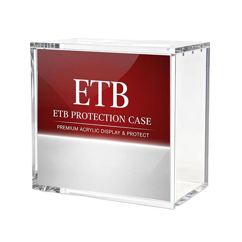Boîte de rangement rectangulaire en acrylique personnalisée pour organisateur de maison