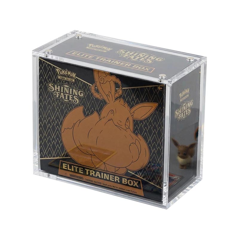 Boîte de rangement de jeux de société en acrylique personnalisée Organisateur de cartes