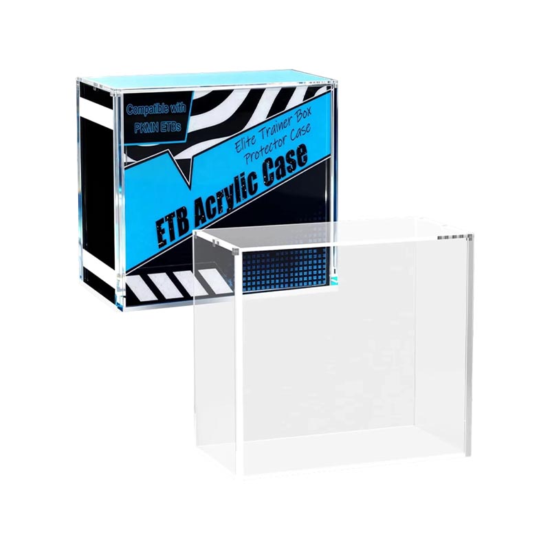 Boîte de protection de modèle de vitrine en acrylique personnalisée