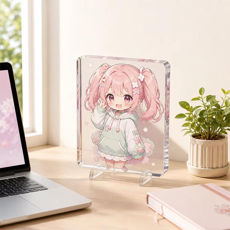 Décoration d'alphabet en acrylique imprimée UV 3D personnalisée