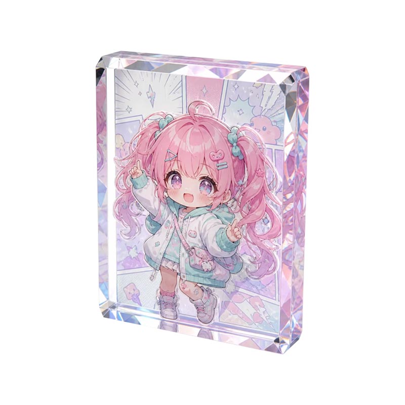 Décoration d'alphabet en acrylique imprimée UV 3D personnalisée
